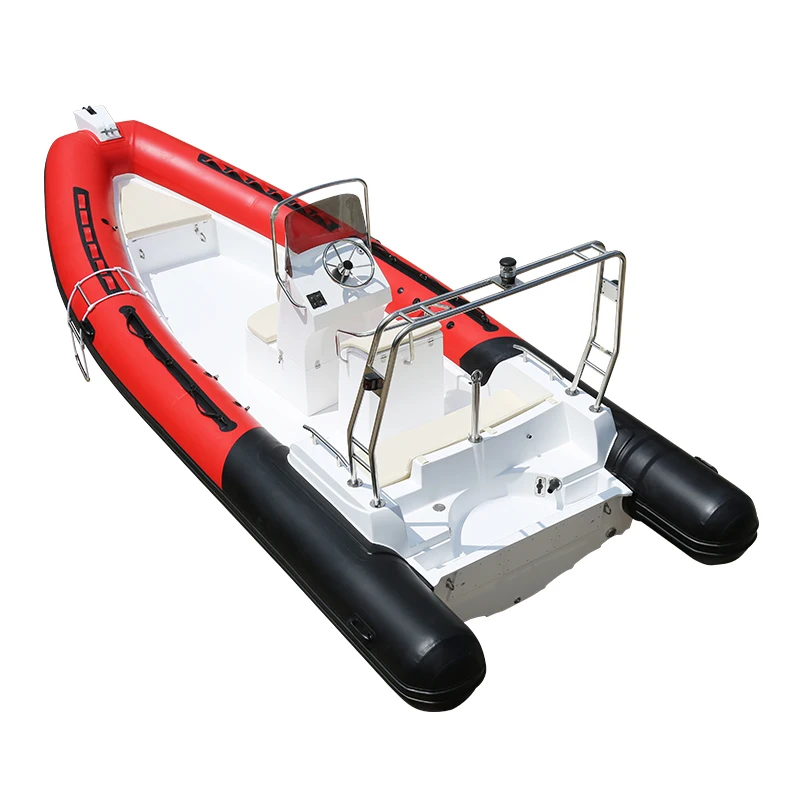 Haote Sailing Rubber Small Bateau Aluminum PVC Racing Barcavetroresin Plastic Rafting Boat for Water Sports Fishing Drifting