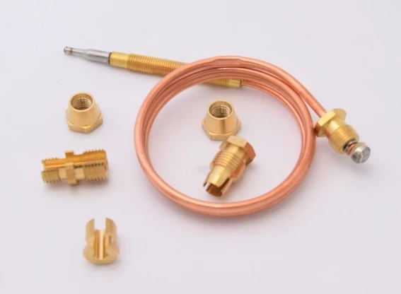 Type K Oven Needle Thermocouple Probe with Stainless Steel Overbraid Cable Wire thermocouple