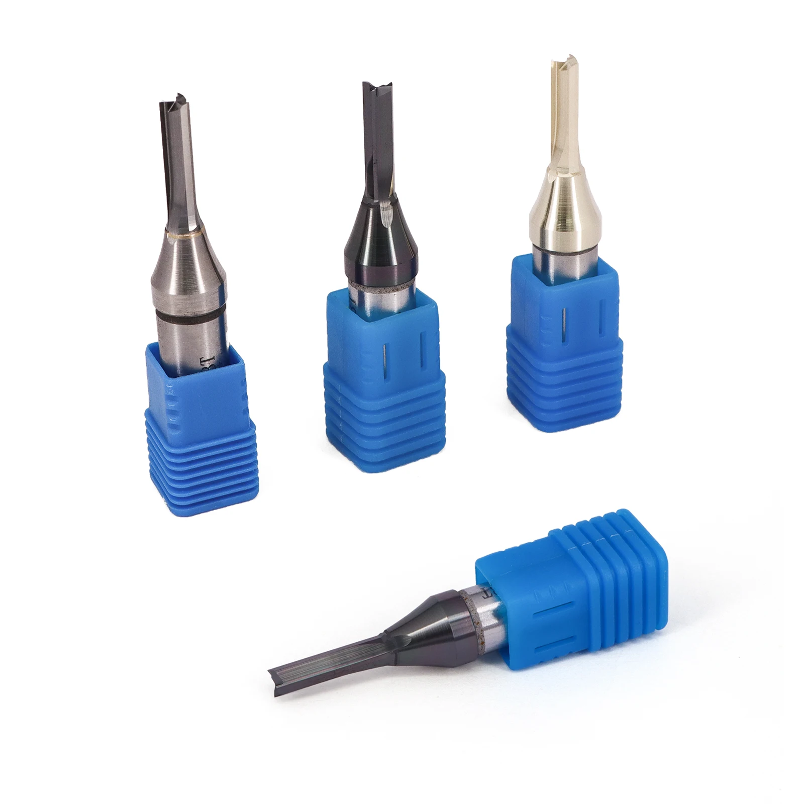 CNC Woodworking Router Bits 2 Flute 3 Flute TCT Straight Milling Cutter for Cutting Wood TCT Straight End Mill