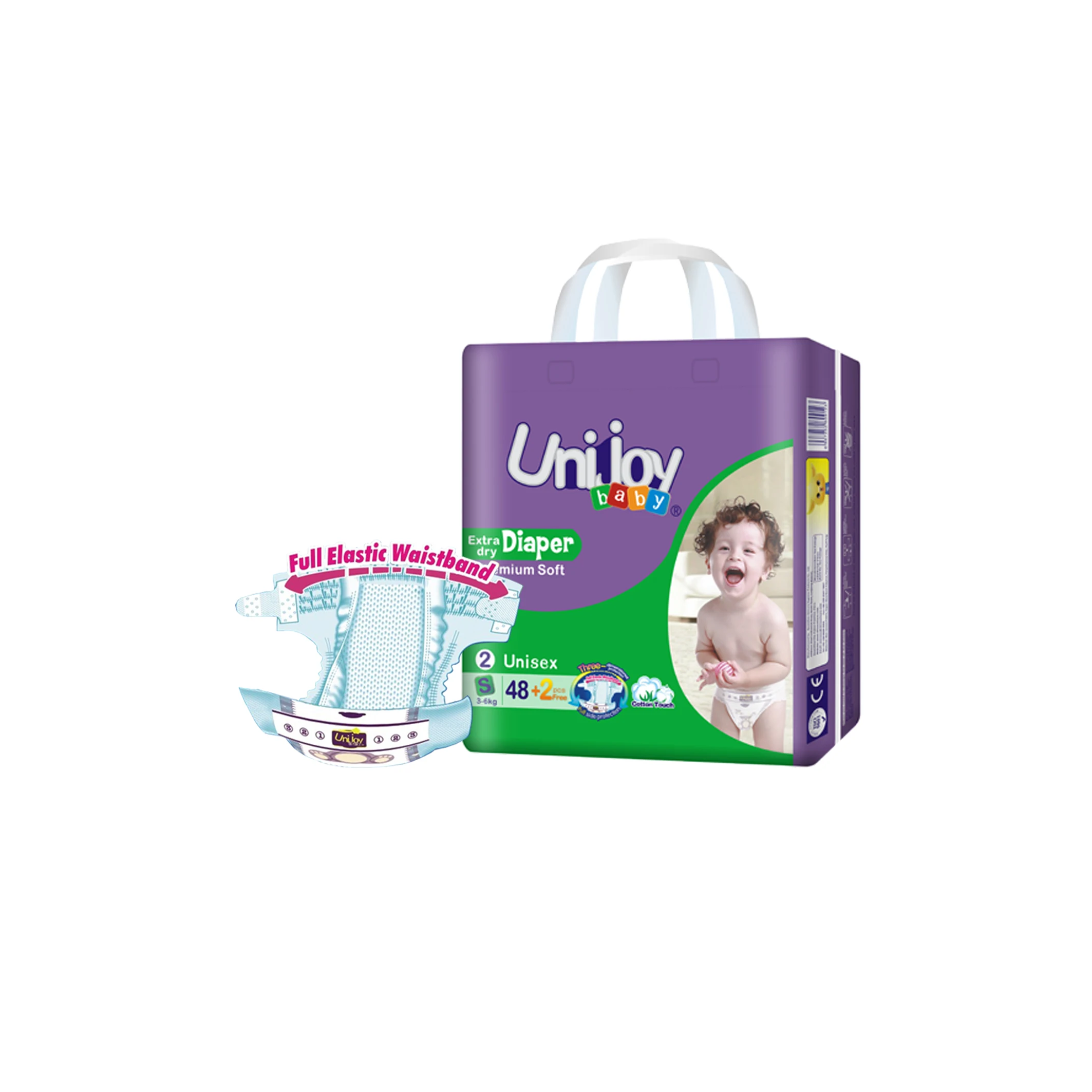 Оптовая продажа премиум абсорбирующие одноразовые детские подгузники удобные супер-dryby поверхностные подгузники производство