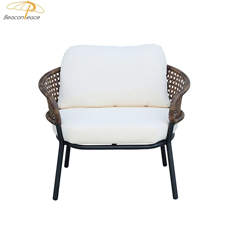 Home and Garden Wicker Rattan Furniture Patio Rattan Sofa Set Outdoor Deep Seating Rattan Sofa Modern Tuin Set Aluminium