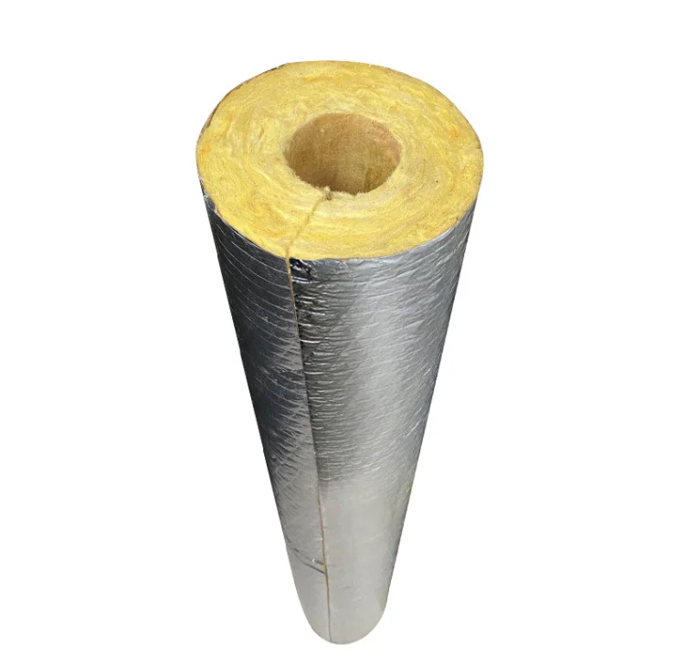 Steam pipe boiler insulation pipe heat insulation fire resistance high temperature aluminum foil fiber tube