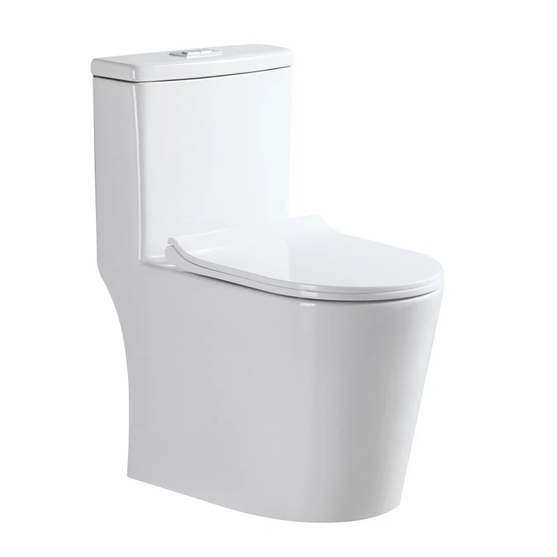 New Technology Creation Modern Ceramic Toilet Bathroom Floor Mounted One Piece Water Closet Wc Siphonic Flushing Toilet Commode