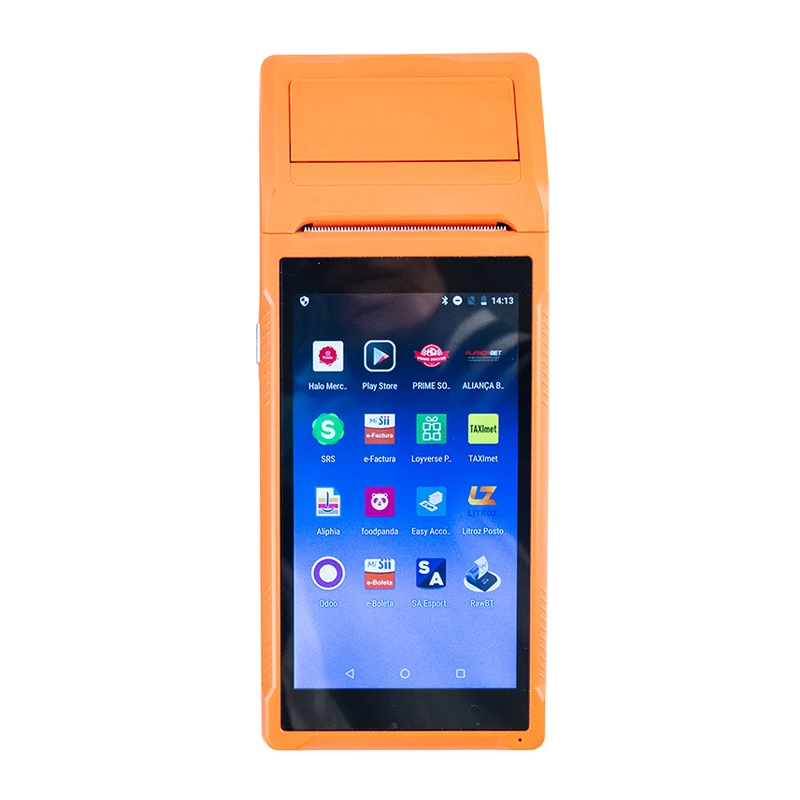 Wireless Android Pda Mobile Handheld Pos Terminal With Touch Screen Connect with BT Wifi And 4G Network
