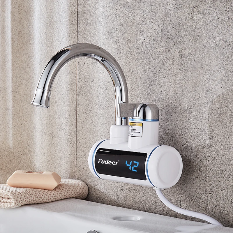 Household Kitchen Electric Heating Faucet Instant Hot and Cold Dual-purpose Bathroom Three-second Hot Water Faucet Kitchen