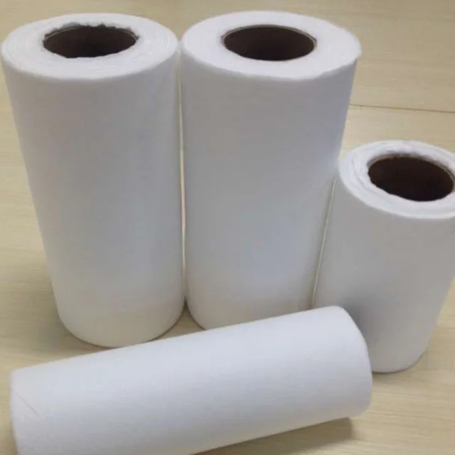 Biodegradable 100% Cotton Spunlace Non Woven Fabric For Wet Wipes/Disposable Soft Towels/cotton pads
