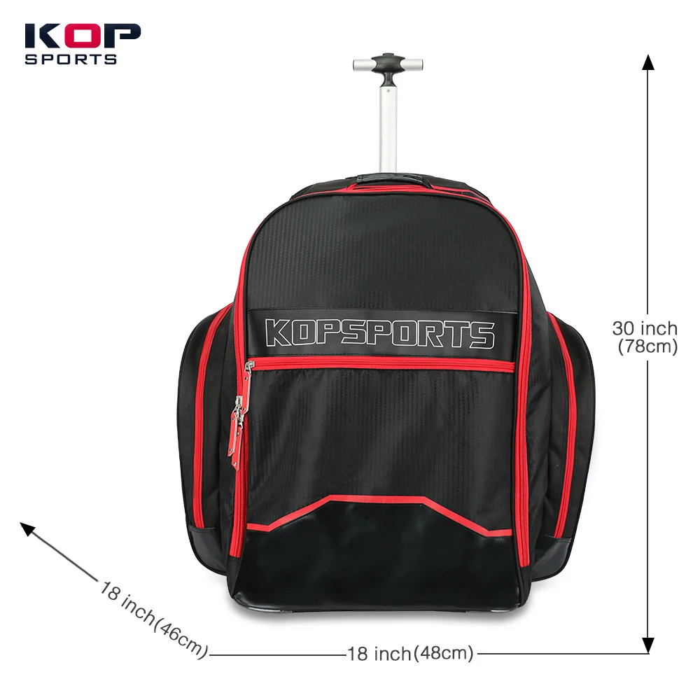 Kopbags Custom Large Capacity Ice Hockey Wheel Bags Hockey Backpack