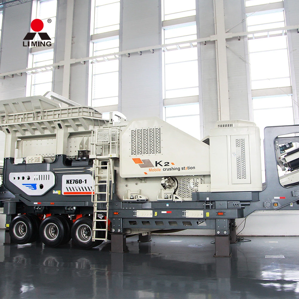 200 to 250 TPH Wheel Mounted Mobile Stone Jaw Crusher Mobile Copper Ore Crushing Plant