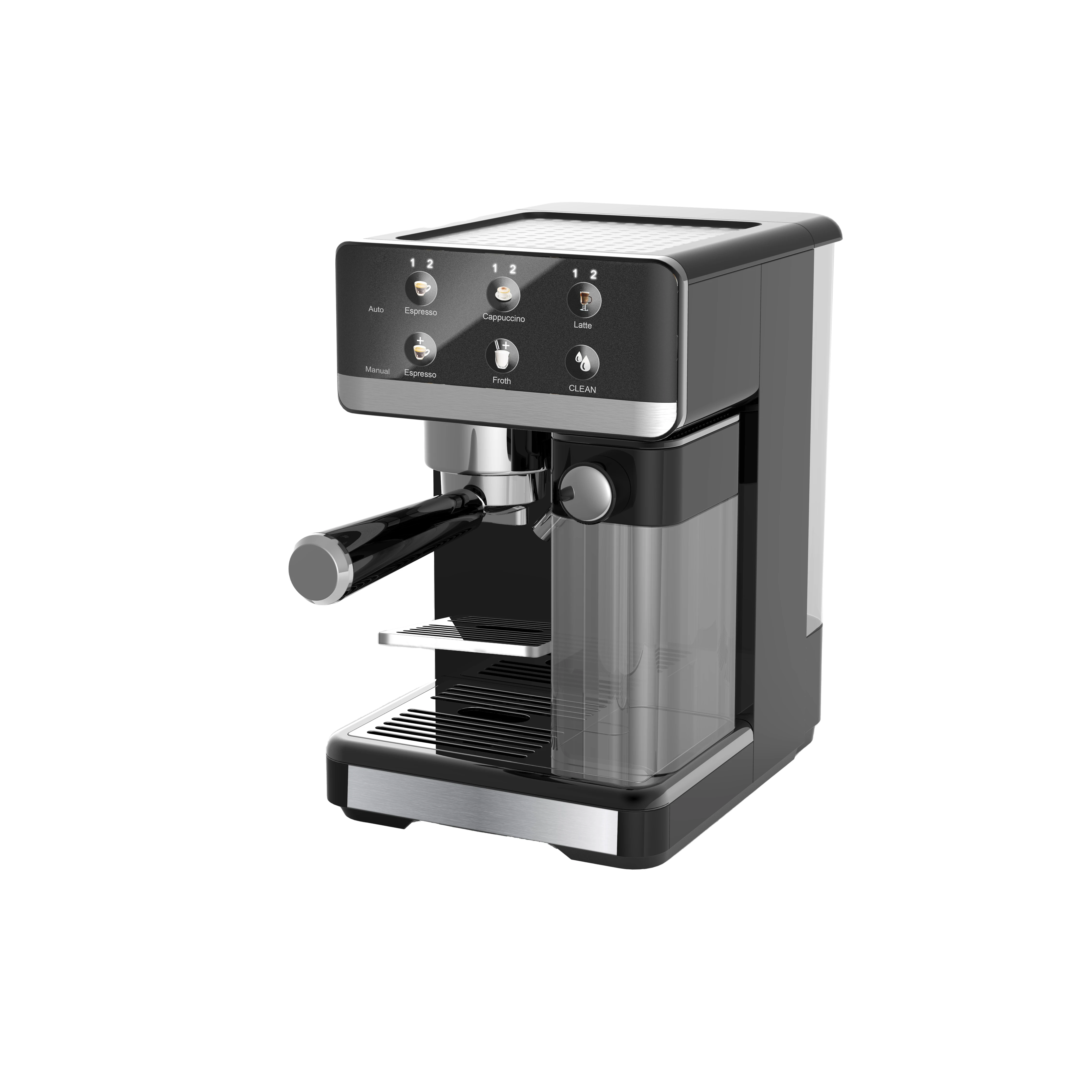 Wholesale Commercial Multipurpose Semi-Automatic Milk Frother Espresso Cappuccino Latte Coffee Machine
