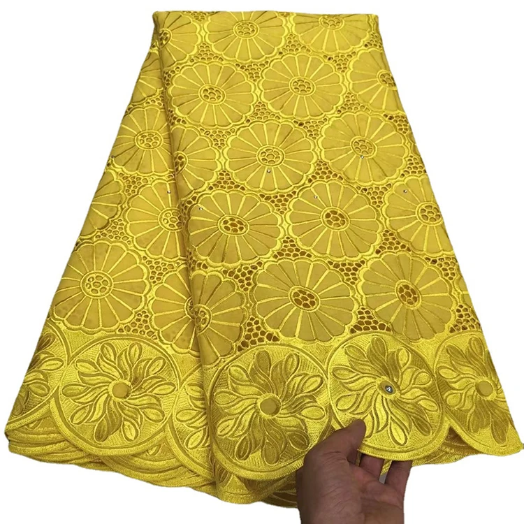 new arrival cotton laser swiss voile laces women dress fabrics african embroidered lace fabrics