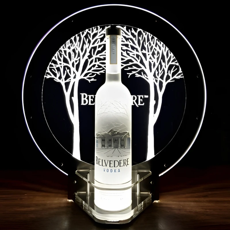 Led Illuminated Vodka Bottle Glorifiers Led Light Base Nightclub Bottle Presenter