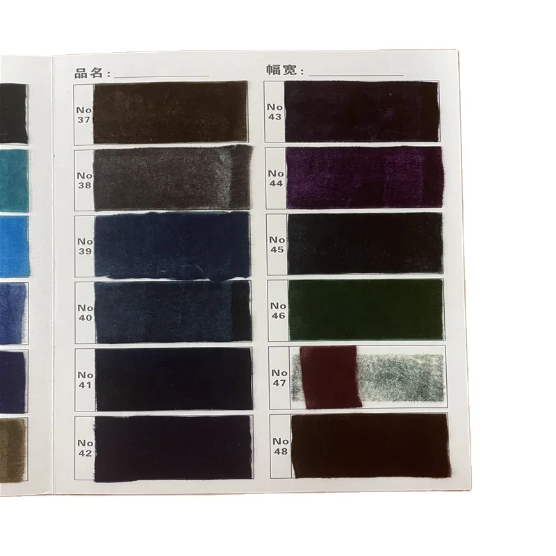 Шелковая бархатная ткань, шелковая вискозная бархатная ткань, доступные цвета