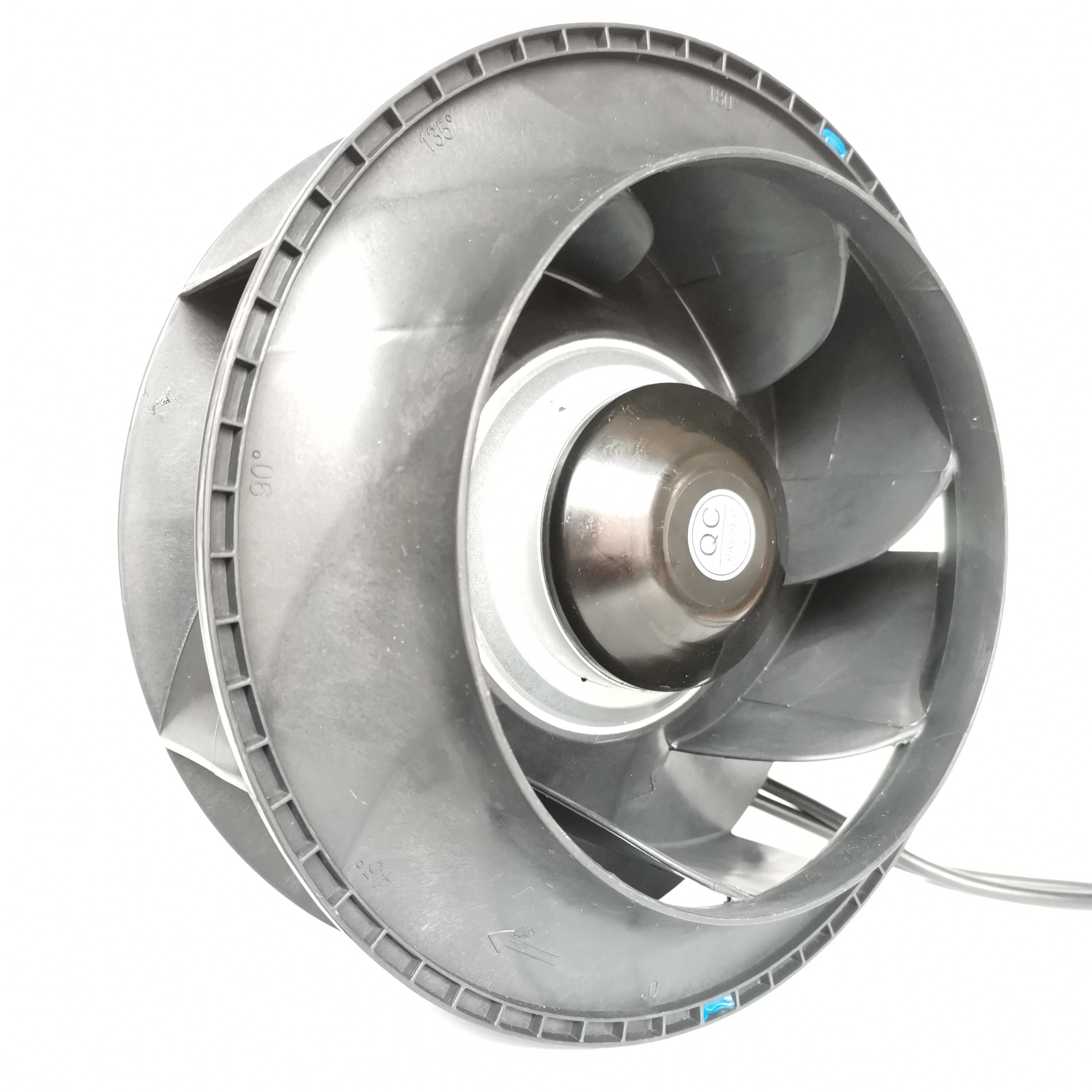 110v 220v ec radial centrifugal Fan Motorized impeller  new  225mm optimized wheel Brushless External Rotor Motor fan