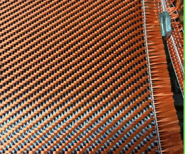 3k 240g Spread Tow Carbon Fibre Cloth Fabric Carbon Kevlar Fabric For Construction