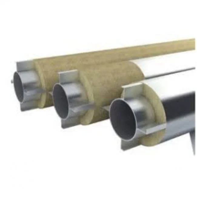 foil heat resistant insulation rock wool pipe insulation prices rock wool pipe tube supplier