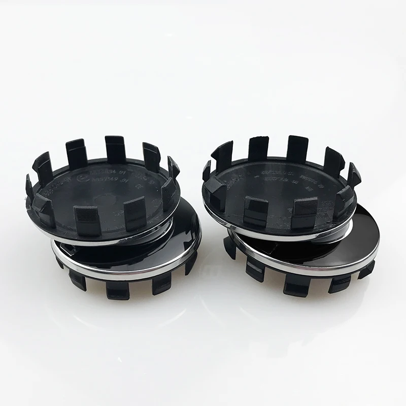 10 Pins Car Wheel Center Hub Cap 56MM 57MM 68MM fit for BMW series Black Auto Wheel centre Cover
