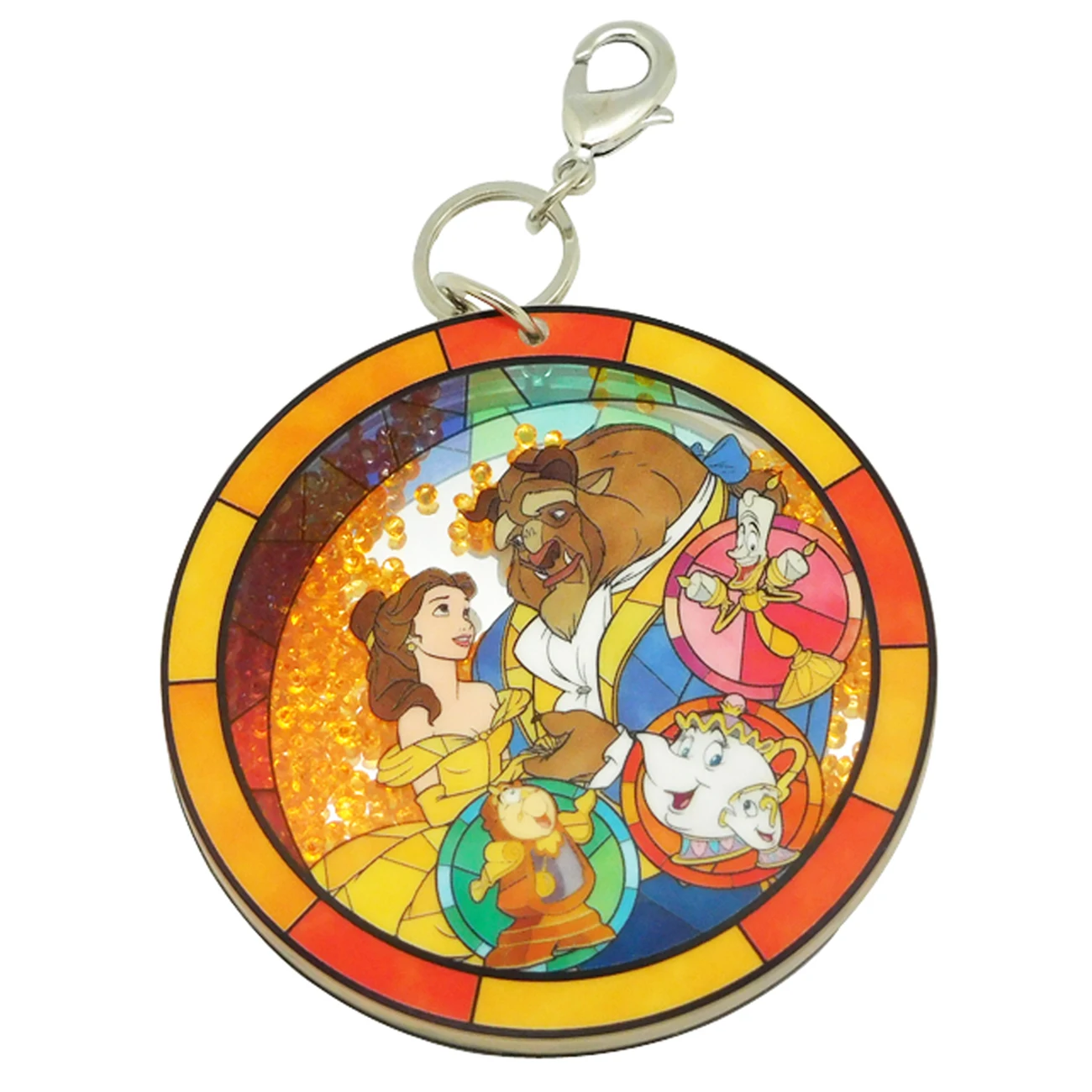 FAMA chain factory Hot sale CNC Cut Print Custom  Acrylic Logo Keychain Acrylic Laser Engraving Keychain for Disney