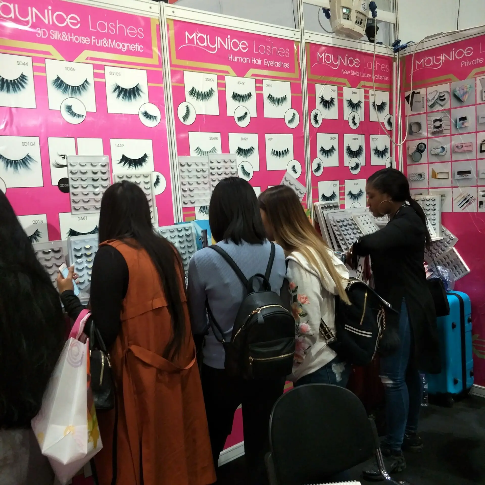 High Quality Korean PBT Fiber Clear Band 3D Faux Mink Eyelashes Private Label Invisible Band Faux Mink Eye Lashes