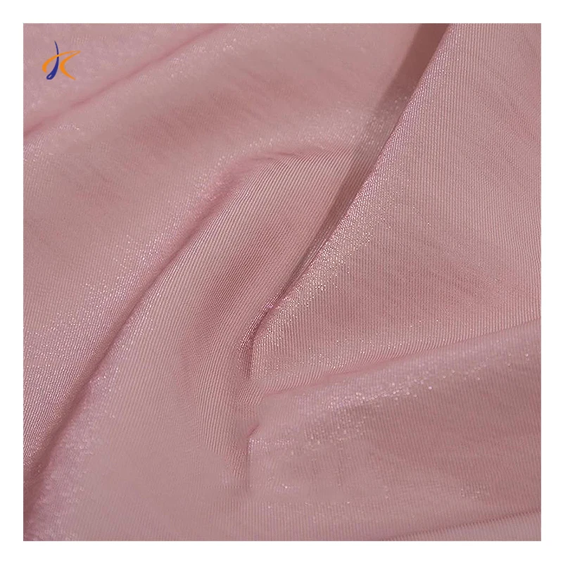 KEETE Wholesale neon color shiny nylon polyester elastane twill fabric for clothing dress