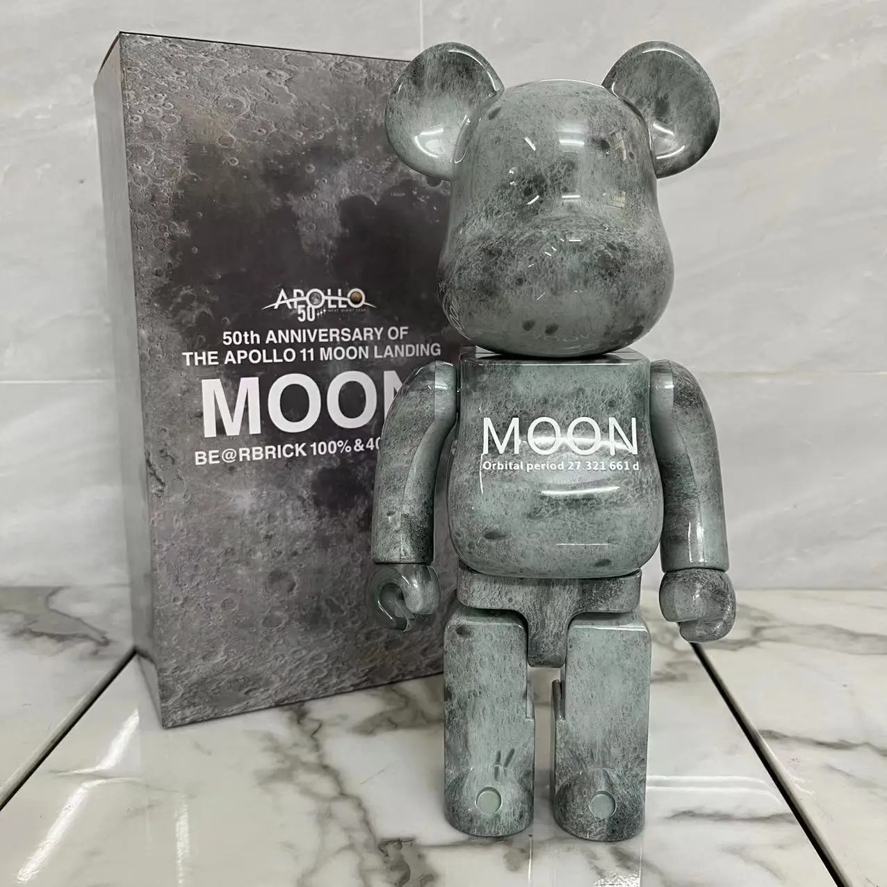 Violent Bear Building Blocks Model Resin Bearbrick 400% Statue ornaments action figure