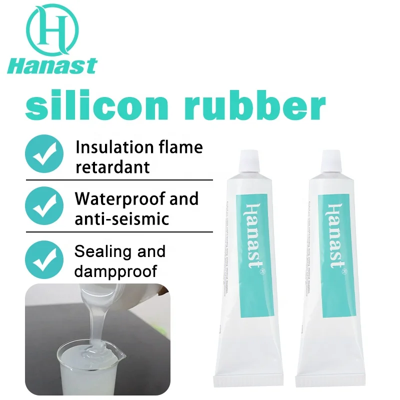 Quick Drying Acetic Cure Durable  RTV2 Condensation Cure Liquid Silicone Rubber for electronic components