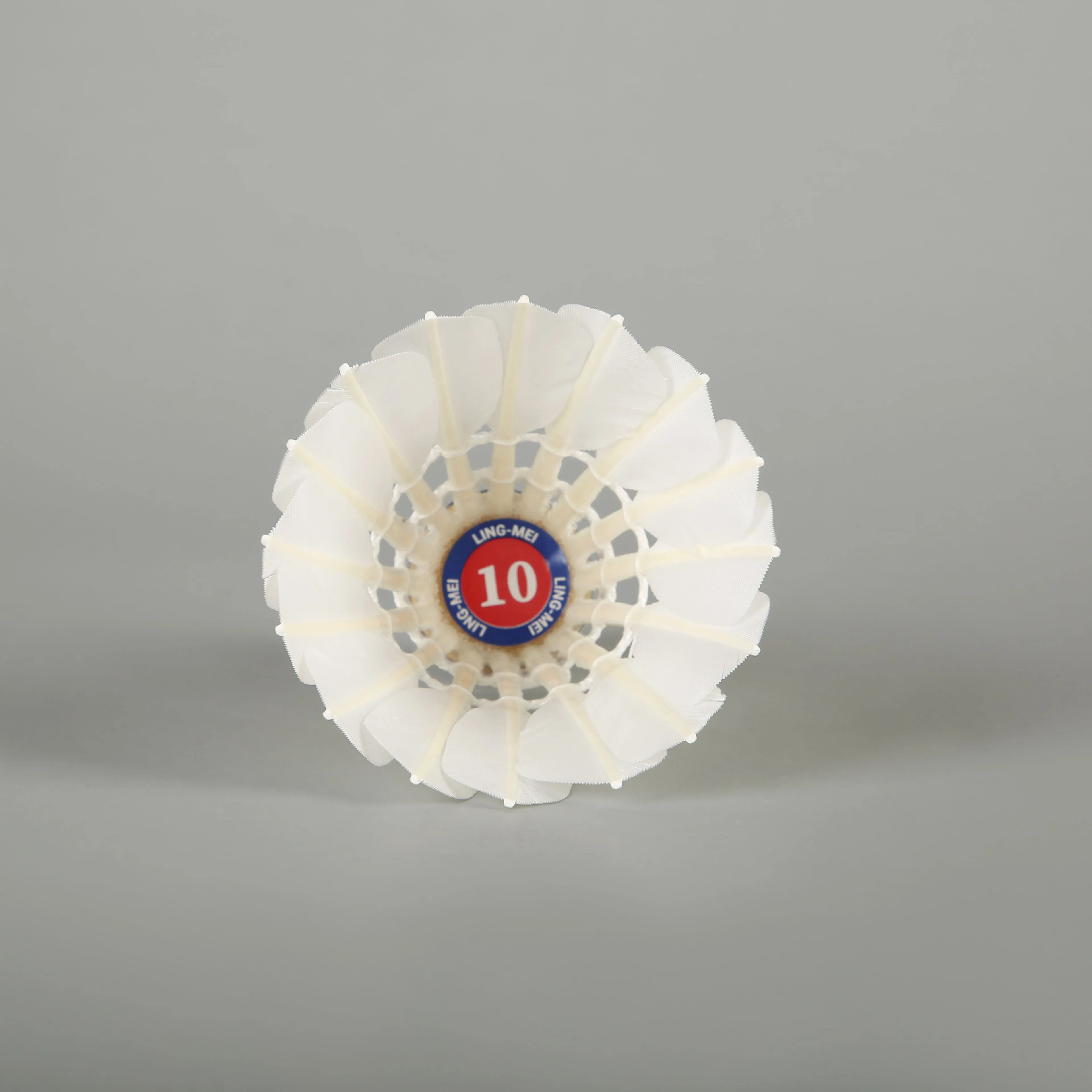 Hot Sell Lingmei Brand  Cheap price 10 model Badminton Shuttlecock Goose Feather Shuttlecock for Practice