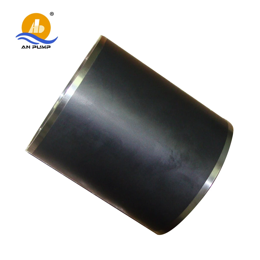 Abrasive slurry pump parts, throat bush