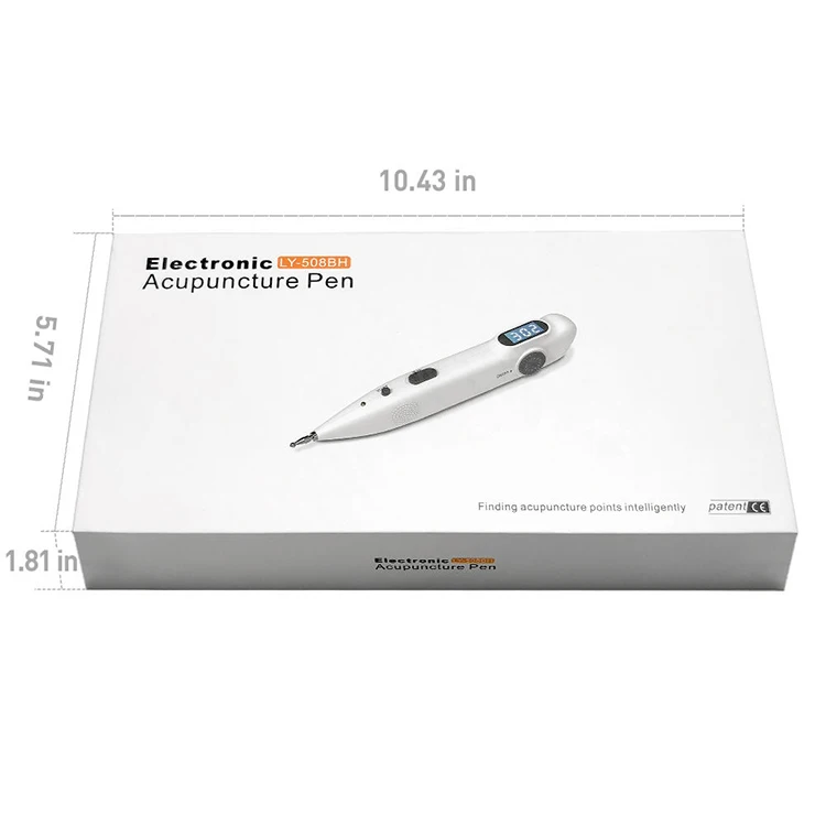 Point Bar Smart Grid Rechargeable Electronic Acupuncture Pen Body Acupuncture Point Massage Pulse Pen