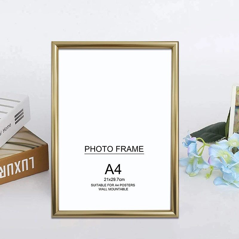 Wholesale Simple Classic Plastic Wall Hanging Certificate Frame A4 Document