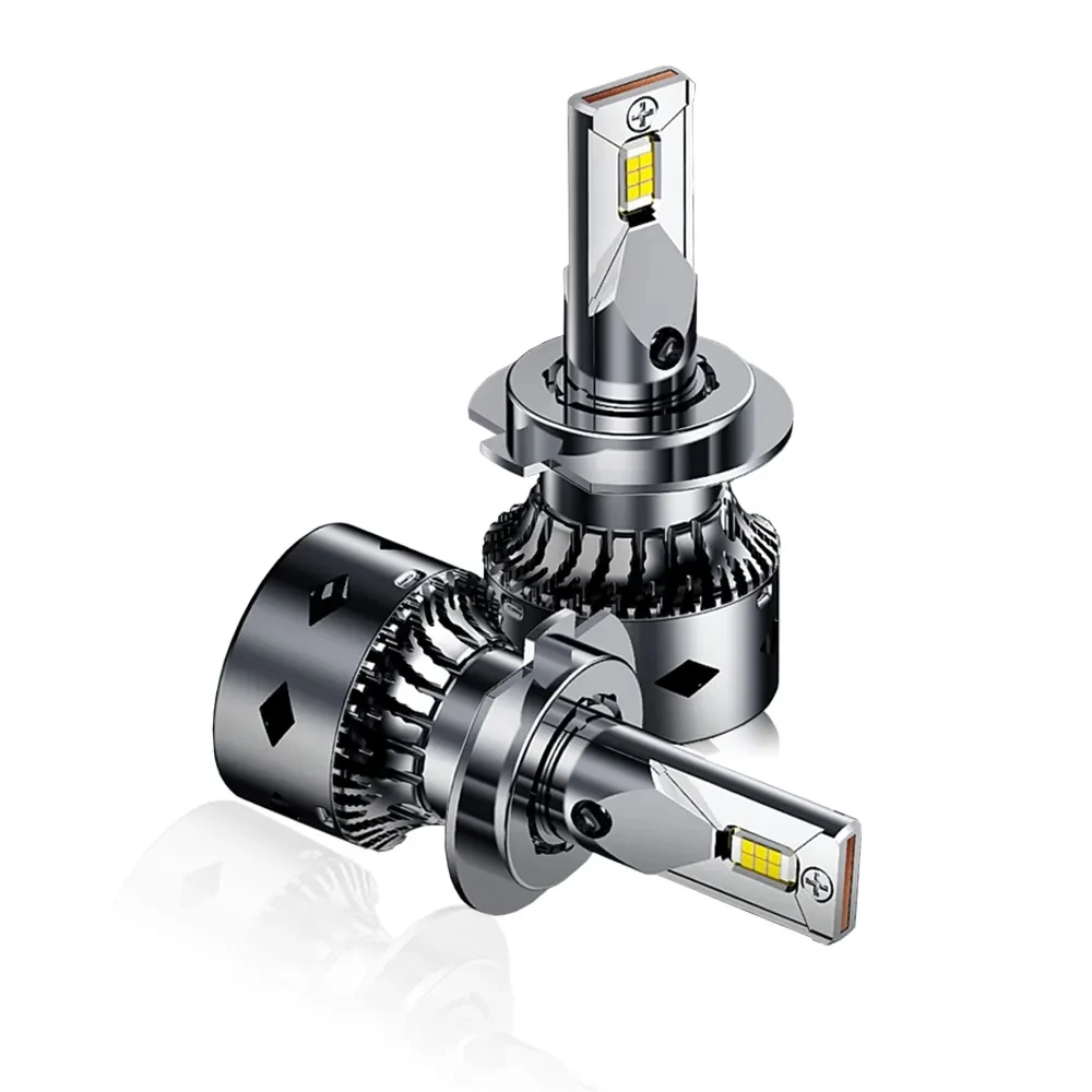 Новейший Алюминиевый автомобиль H4 светодиодные фары лампы H7 H11 9005 20000 люмен Авто