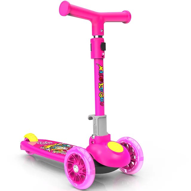 
Three wheel scooter new child scooter with led light board 