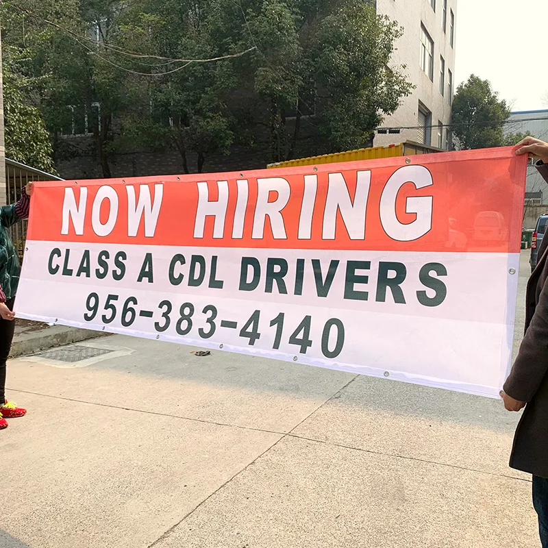 Outdoor custom digital printing UV resistance waterproof advertising polyester fabric pvc vinyl mesh fence fabric banner