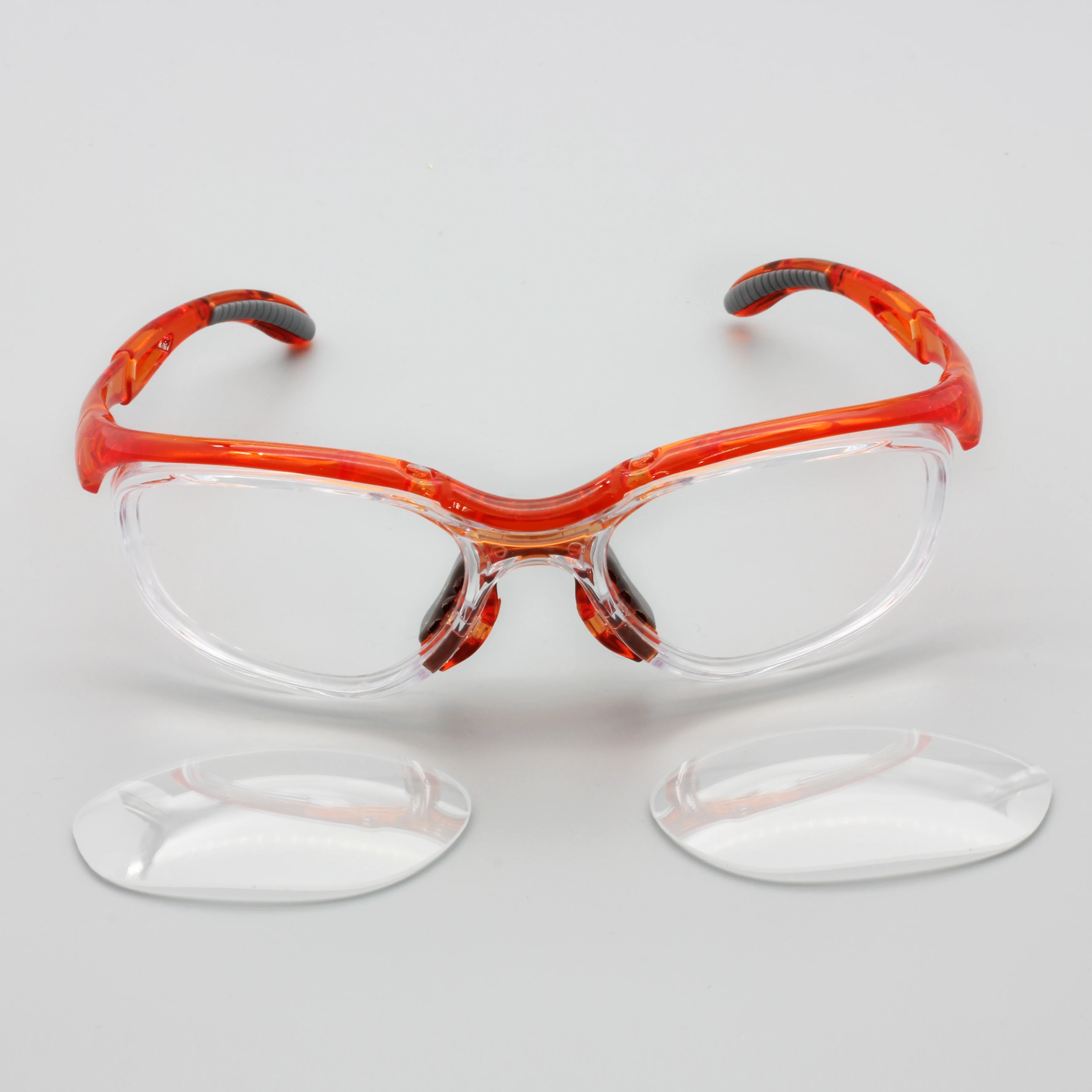 
2021 Factory Colorful Frame Safety Googles Glasses PC Glasses Anti-fog Lens Interchangeable RX Lens 