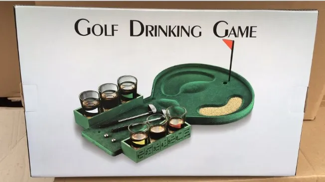 wholesales unique tabletop Shot Glasses Mini Golf Party Drinking Game