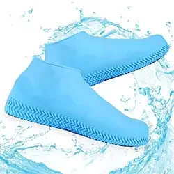 Factory hot silicon waterproof shoe cover non-slip reusable rubber waterproof silicone shoe cover for men and women