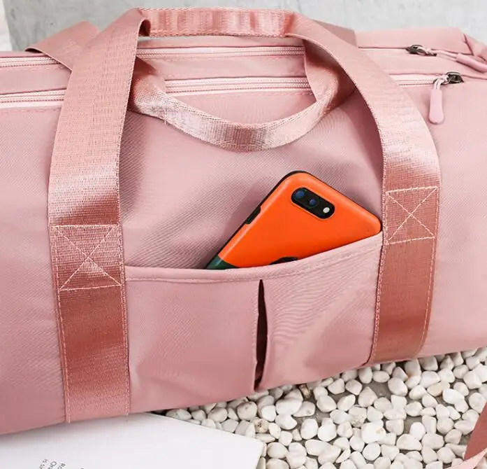 19inches multi-functional sports wet and dry duffel business gym travel pack bag with shoes compartment for short trip