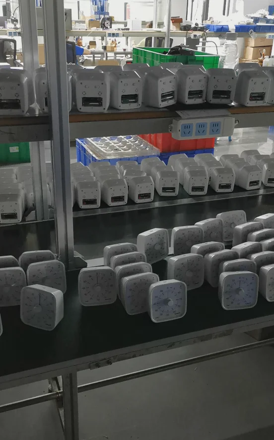 Yunbaoit Upgraded Visual Timer Silent 60-Minute Countdown Timer for Kids and Adults with Low Battery Remind and Optional Alert