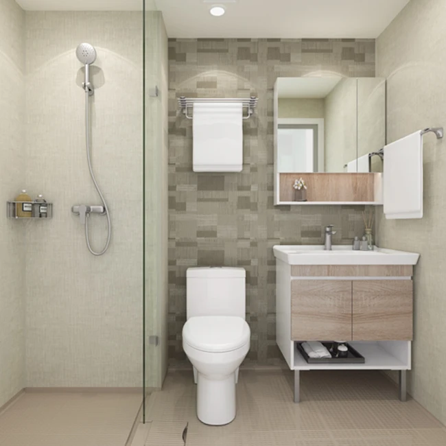 HUIDA China manufacturer fast installation complete prefab modular bathroom unit bathroom all in one