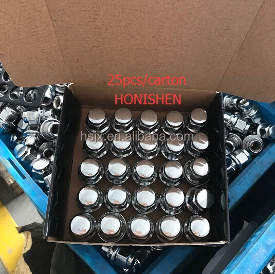 Гайка колеса M12-1.50 Mag - 21 мм шестигранная 37