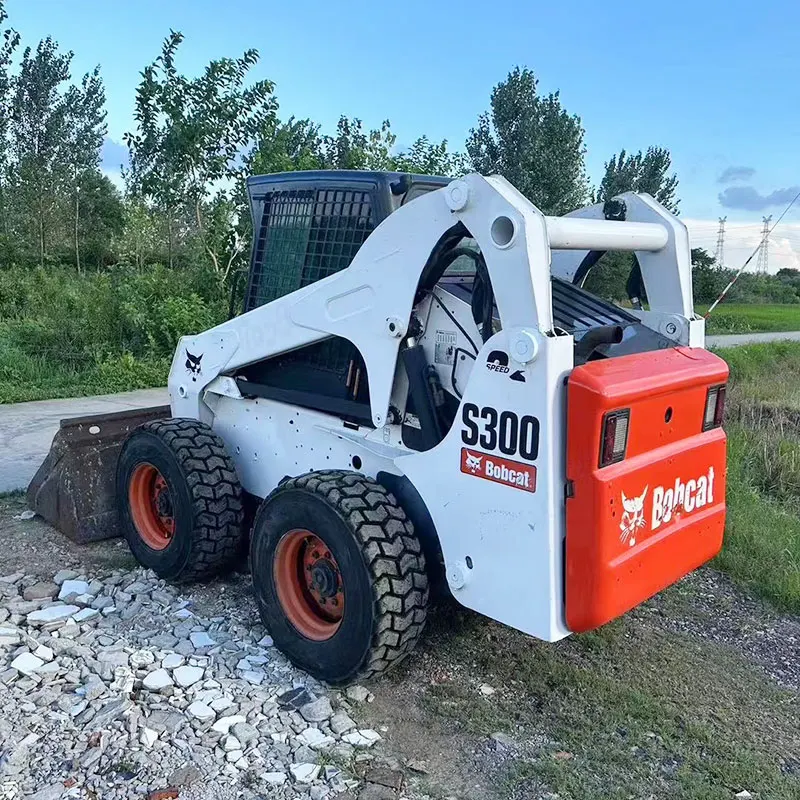 Высокопроизводительный 3-тонный мини-погрузчик с бортовым рулем Bobcat S300 S160 второй ручной мини-экскаватор-погрузчик маленький для BOBCAT