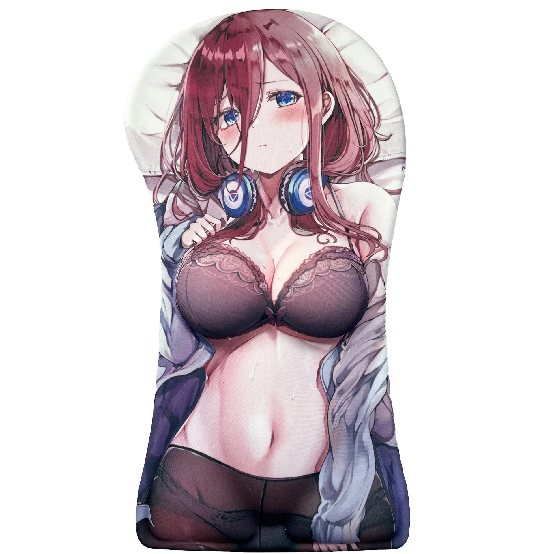 Factory Sexy Chest Soft Hip Silicon 3d Mouse Pad Pc Gamer Anime Gaming Mousepad With Wrist Support Ergonomic Mouse Mat Desk Mat