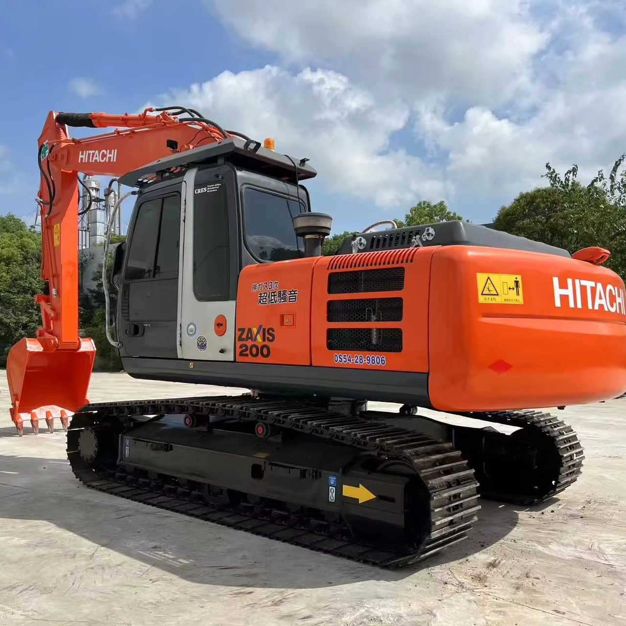 Горячая Распродажа! Б/у экскаватор Hitachi б/у очень хорошее состояние оригинальная краска низкая цена распродажа