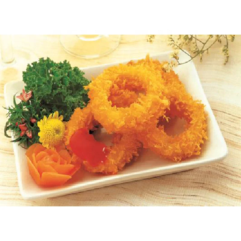 Высокое качество Лучшая цена целые Хрустящие Жареные кольца для кальмара