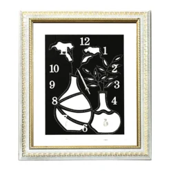 Исламский мусульманский принт стеклянные часы фоторамка для украшения дома