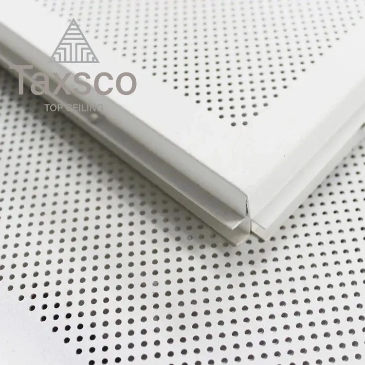 Metal Lay In Perforated Ceiling Tiles Metal Plain And Perforated 595*595 Aluminum Ceiling Manufacturers