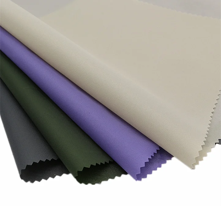 150d polyester oxford waterproof fabric with pu coating for tent, baggage lining