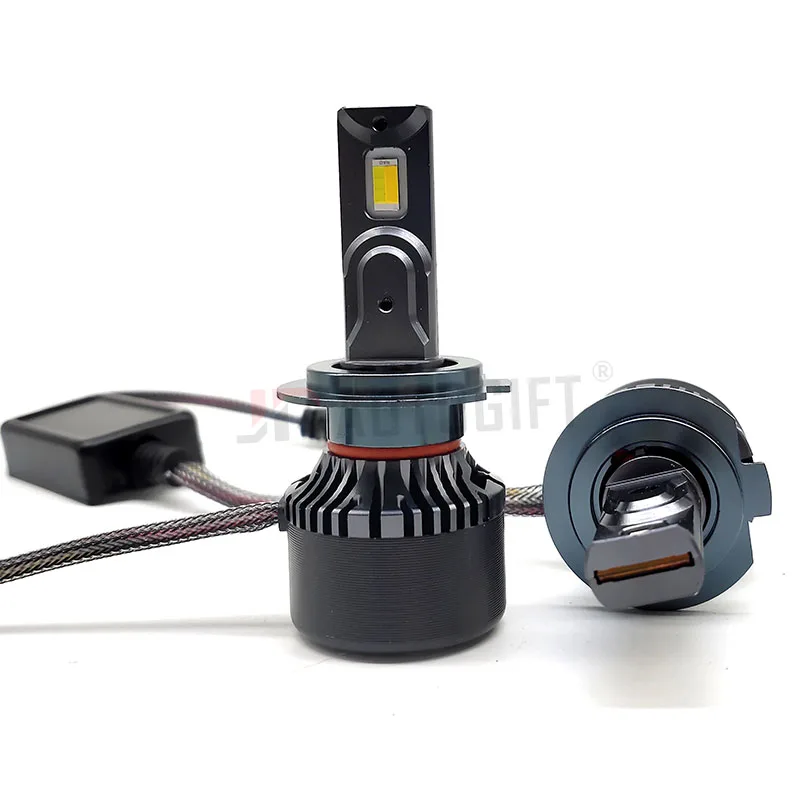 Three Colors 3000K 4300K 6000K F8C Headlamp Tricolors Hi/lo Beam Car LED Headlight H1 H3 H11 H13 880 9005 9006 Auto Fog Lamps