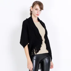 2021 fashion spring autumn acrylic shawl high quality warm knitted knitted cardigan shawl