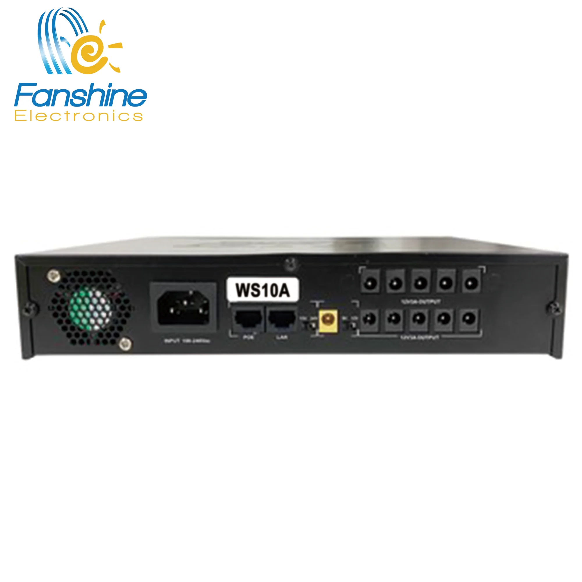 2023 Fanshine 10A 9 в 12 В 22400 мАч CCTV UPS DC с жидкокристаллическим дисплеем POE 110 Вт бесперебойный источник