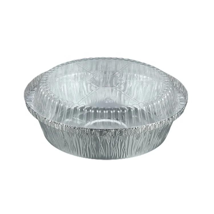 
Circle Shape Foil Container Customizable Size Foil Container Foil Baking Tray 